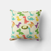 可愛カラフルい恐竜 クッション (裏面)