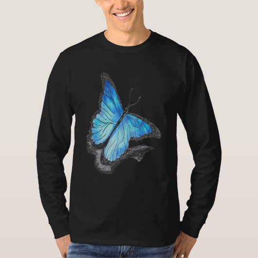可愛カラフルい数々の蝶 Tシャツ (正面)