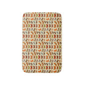 可愛カラフルい文様蝶バスマット バスマット (正面縦)