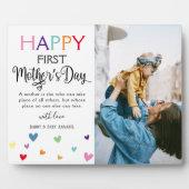 可愛カラフルい母の日フォトキープサケ フォトプラーク (正面)