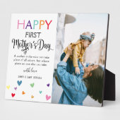 可愛カラフルい母の日フォトキープサケ フォトプラーク (側面)