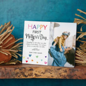 可愛カラフルい母の日フォトキープサケ フォトプラーク (側面)