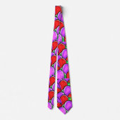 可愛カラフルい水の色の手の色彩の鮮やかイースター卵 ネクタイ (裏面)