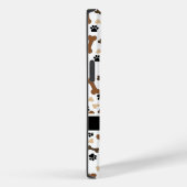 可愛カラフルい犬とおやつパーソナライズされた Case-Mate iPhoneケース (裏面 / 右)