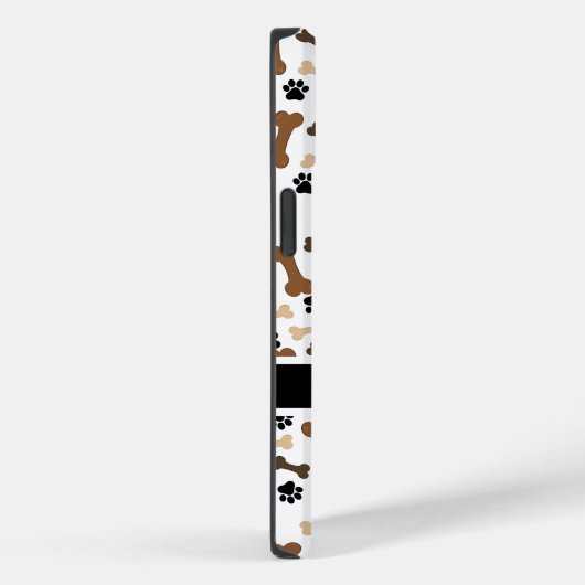 可愛カラフルい犬とおやつパーソナライズされた Case-Mate iPhoneケース (裏面 / 右)