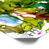 可愛カラフルい犬と猫のポスター – 20 x 20" ポスター (コーナー)