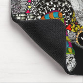 可愛カラフルい犬と猫マウスパッド マウスパッド (コーナー)