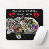 可愛カラフルい犬と猫マウスパッド マウスパッド (マウス)