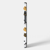 可愛カラフルい猫おもしろいと肉柄モノグラム Case-Mate iPhoneケース (裏面 / 左)