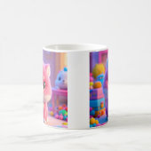 可愛カラフルい猫マグカップ – 一日を明るくする! コーヒーマグカップ (中央)