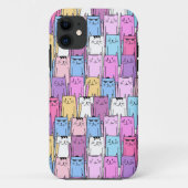 可愛カラフルい猫 Case-Mate iPhoneケース (裏面)