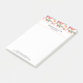 可愛カラフルい花柄 ポストイット (アングル)