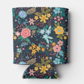 可愛カラフルい花柄 缶クーラー (裏面)