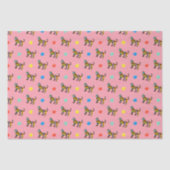 可愛カラフルい虎の猫 薄葉紙 (正面)