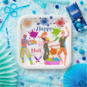 可愛カラフルい遊キッズホリパーティー ペーパープレート (パーティー)