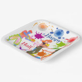 可愛カラフルい遊キッズホリパーティー ペーパープレート (傾斜あり)