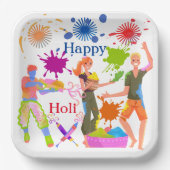 可愛カラフルい遊キッズホリパーティー ペーパープレート (正面)