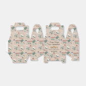 可愛カラフルい電車の車内子供の誕生日 フェイバーボックス (折り畳みなし)