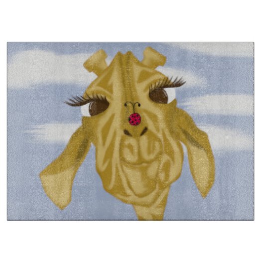 可愛カラフルい カッティングボード (正面)