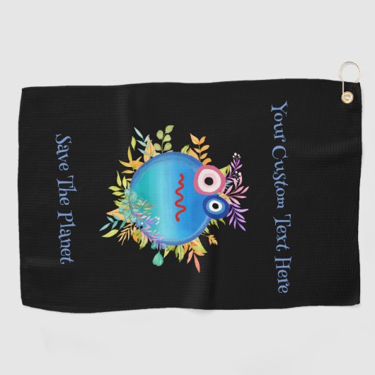 可愛カラフルい ゴルフタオル (横)