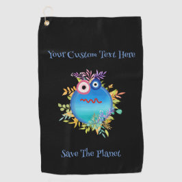 可愛カラフルい ゴルフタオル