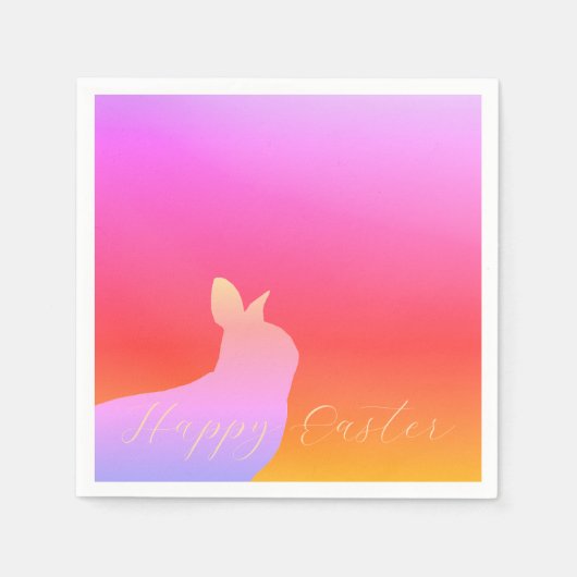 可愛カラフルい スタンダードカクテルナプキン (正面)