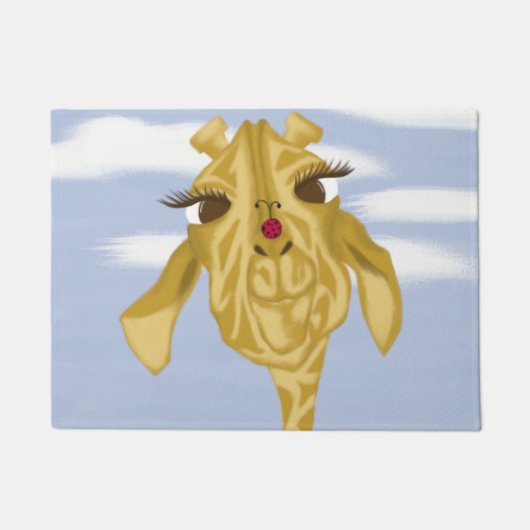 可愛カラフルい ドアマット (正面)