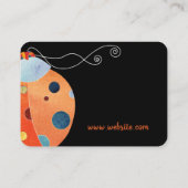 可愛カラフルい 名刺 (裏面)