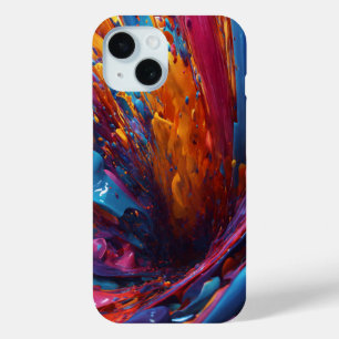 可愛カラフルい&電話ケ表現ース! iPhone 15ケース