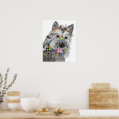 可愛カラフルいCairn Terrierポスター – 16インチx 20インチ ポスター (キッチン)