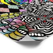 可愛カラフルいCairn Terrierポスター – 16インチx 20インチ ポスター (角)