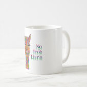 可愛カラフルくてラマ11オンス。 コーヒーマグカップ (正面右)