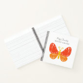 可愛カラフルモダンい先生鑑賞ギフト ノートブック (内部)