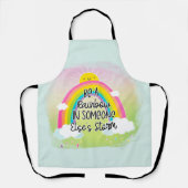 可愛カラフル&感動的 エプロン (正面)