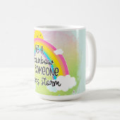 可愛カラフル&感動的 コーヒーマグカップ (正面右)
