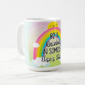 可愛カラフル&感動的 コーヒーマグカップ (正面左)