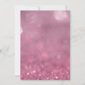 可愛ガーリーいガポップ・アートのートミュージック14誕生日 招待状 (裏面)