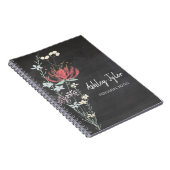 可愛ガーリーいパーソナライズされた ノートブック (右側)