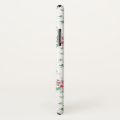 可愛ガーリーいピンクのバラ – 白の背景 Case-Mate iPhoneケース (裏面/右)