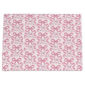 可愛ガーリーいピンクの美弓 ラージペーパーバッグ (正面)