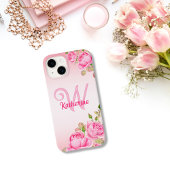 可愛ガーリーいファッションフローラモノグラム Case-Mate iPhoneケース