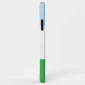 可愛ガーリーいボーモダンググリーンとブルーカラーブロック Case-Mate iPhoneケース (裏面/右)