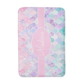 可愛ガーリーいメグラデーションイドパタモノグラムのン バスマット (正面縦)