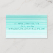 可愛ガーリーいモダングラデーションケーキ 名刺 (裏面)