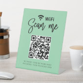 可愛ガーリーいWifi QRコードサロン事業 台座サイン (インサイチュ)