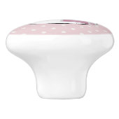 可愛キスをするい水玉模様とかわいい セラミックノブ (側面)