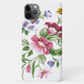 可愛クラシックいシック華美ヴィンテージフローラルパターン Case-Mate iPhoneケース (裏面)