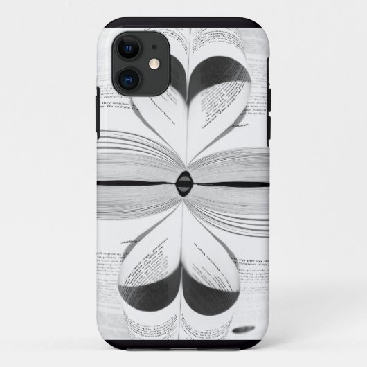 可愛クールいハートギーク本/ハウスオブグロシュ Case-Mate iPhoneケース (裏面)
