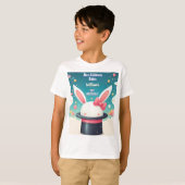 可愛クールいバニーパーティー魔法ショー1st誕生日 tシャツ (正面フル)
