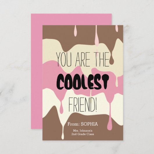 可愛クールい友達教室バレンタインデー (正面/裏面)